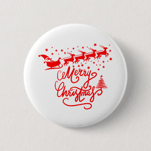 BADGE ROND 5 CM MERRY NOËL