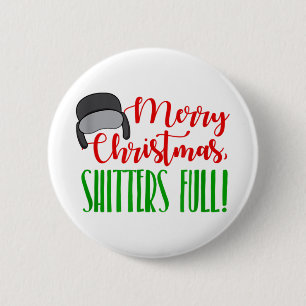 Badge Rond 5 Cm Merry noël citation shitters full s mens