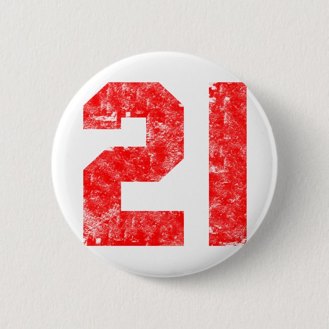Badge Rond 5 Cm Mes 21èmes cadeaux d'anniversaire (Devant)