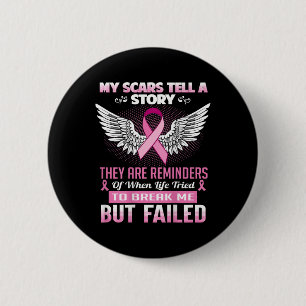 Badge Rond 5 Cm Mes cicatrices racontent une histoire - Sensibilis