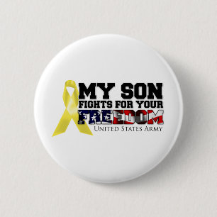 Badge Rond 5 Cm Mes combats de fils pour votre liberté