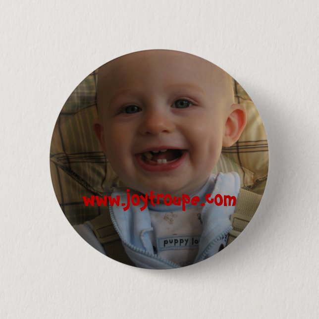 Badge Rond 5 Cm mes dents supérieures, www.joytroupe.com (Devant)