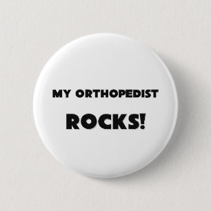 Badge Rond 5 Cm MES ROCHES d'orthopédiste !