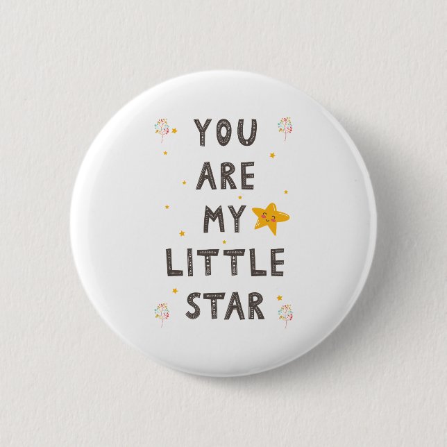 Badge Rond 5 Cm Messages de coeur pour parents et enfants (Devant)