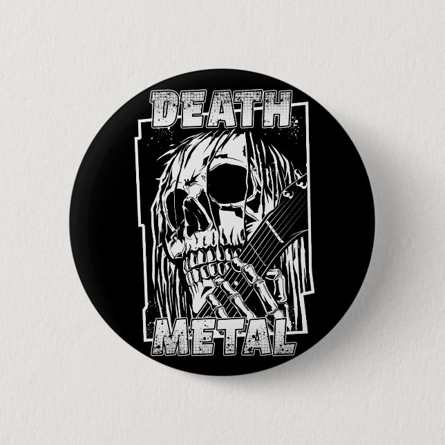 Badge Rond 5 Cm Métal de la mort (Devant)