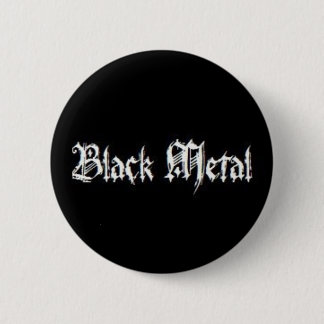 BADGE ROND 5 CM MÉTAL NOIR