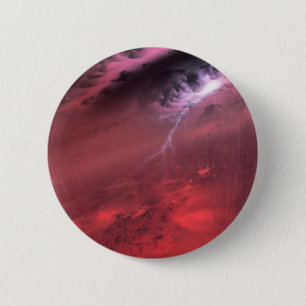 Badge Rond 5 Cm Météo Sur Une Étoile Naine Brown.