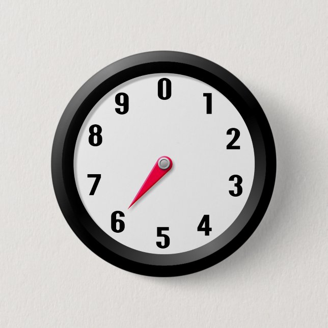 Badge Rond 5 Cm Mètre 6 (Devant)