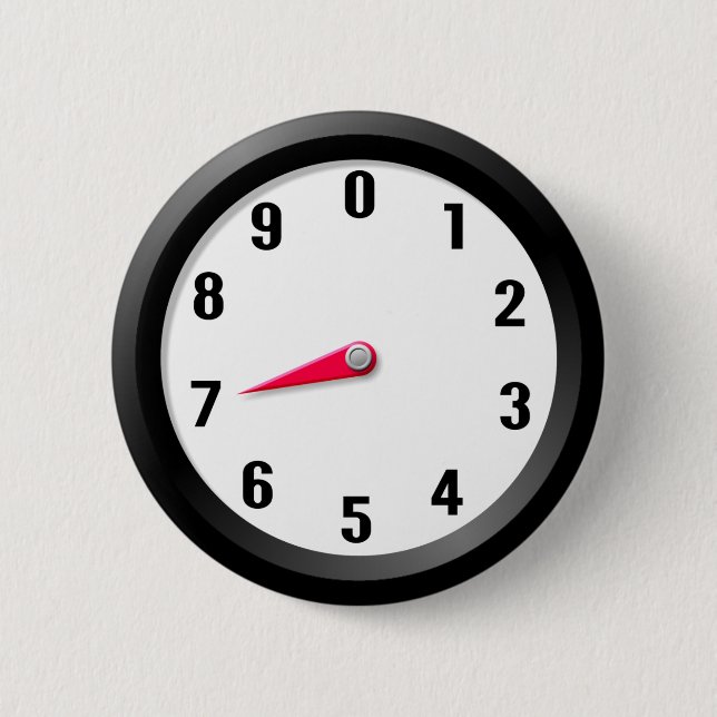 Badge Rond 5 Cm Mètre 7 (Devant)