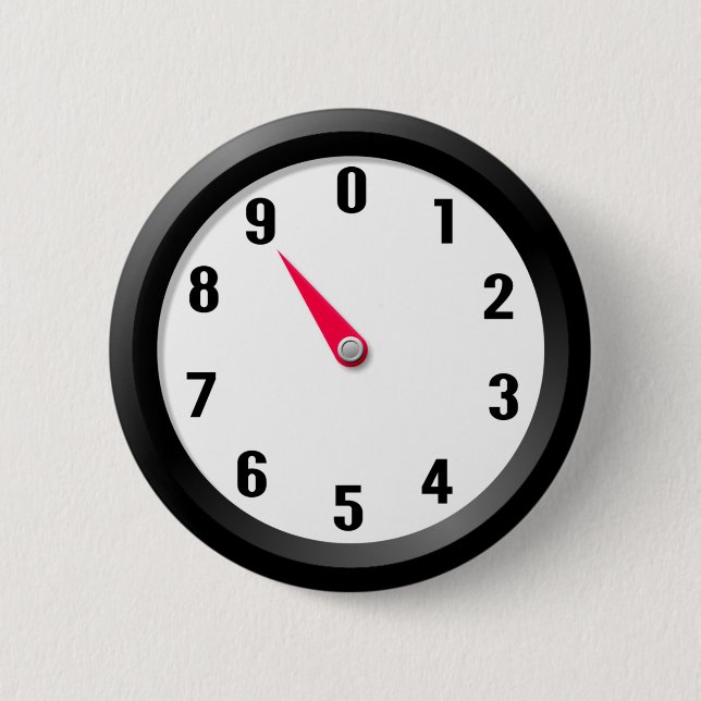 Badge Rond 5 Cm Mètre 9 (Devant)