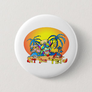 Badge Rond 5 Cm Mettez votre TIKI en marche