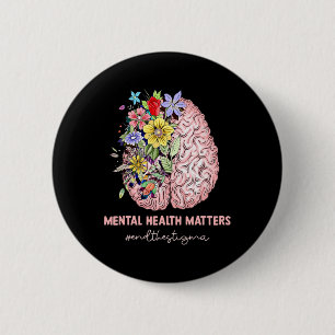 Badge Rond 5 Cm Mettre Un Terme À La Stigmatisation Des Problèmes