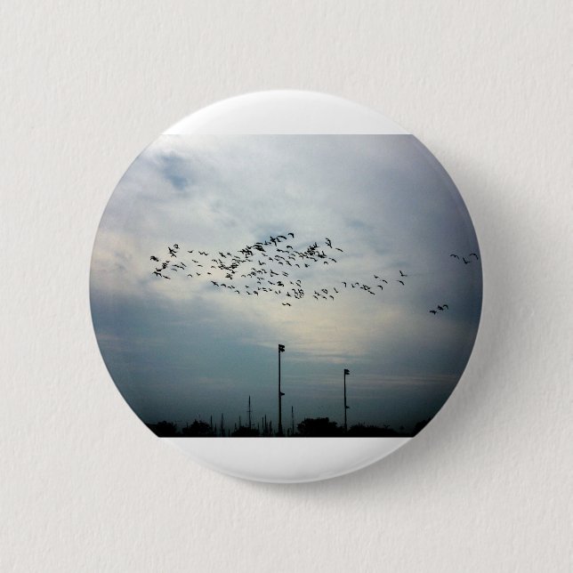 Badge Rond 5 Cm Meurtre des corneilles (Devant)