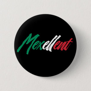Badge Rond 5 Cm Mexellent - Mexique et fierté mexicaine