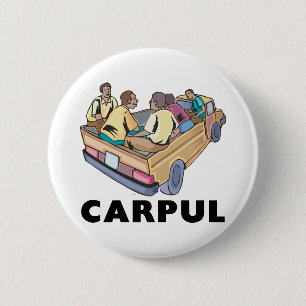 Badge Rond 5 Cm Mexicain drôle Carpul
