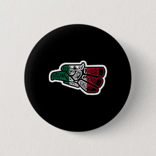 Badge Rond 5 Cm Mexique Vintage Mexicaine Flag Pride Hecho En Mexi