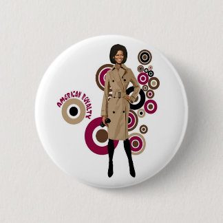 Badge Rond 5 Cm Michelle Obama Pin