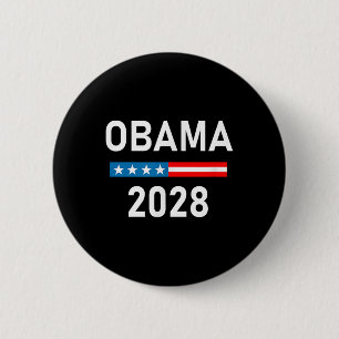 Badge Rond 5 Cm Michelle Obama pour le président Obama 2028