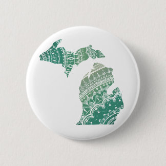 Badge Rond 5 Cm Michigan Mandala By Megaflora Design