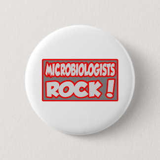 Badge Rond 5 Cm Microbiologistes Rock !