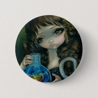 Badge Rond 5 Cm "Microcosme : Bouton de galaxie"