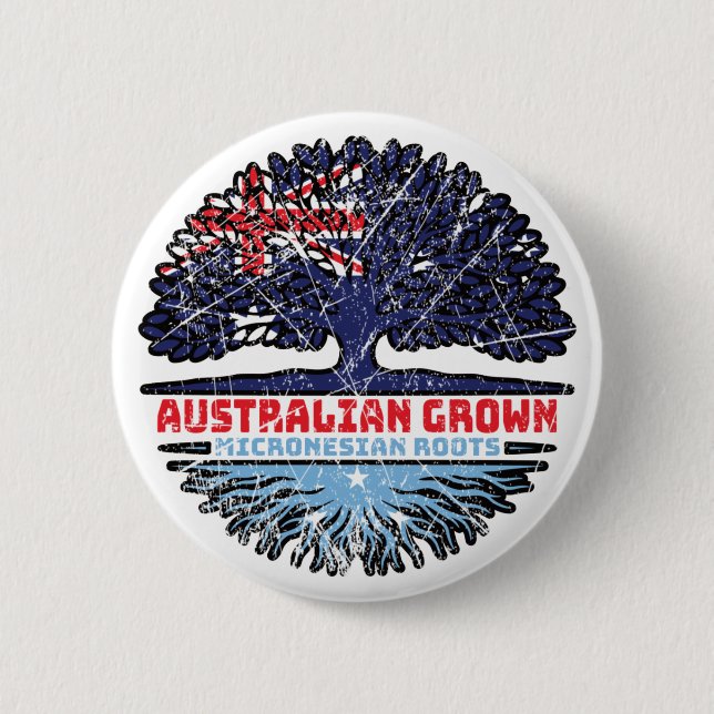 Badge Rond 5 Cm Micronésie Océan australien (Devant)