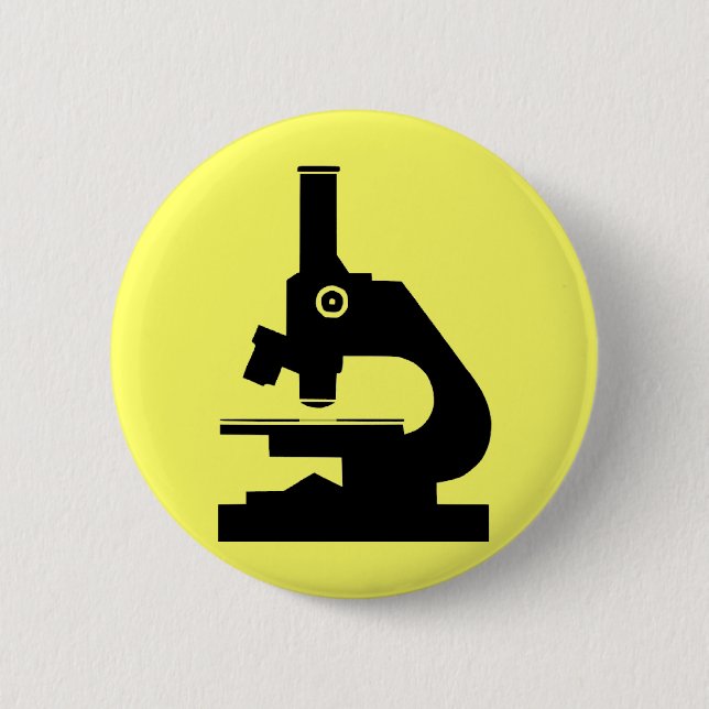Badge Rond 5 Cm Microscope (Devant)