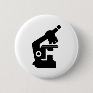 Badge Rond 5 Cm Microscope