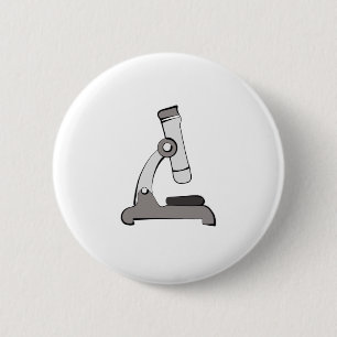 Badge Rond 5 Cm Microscope