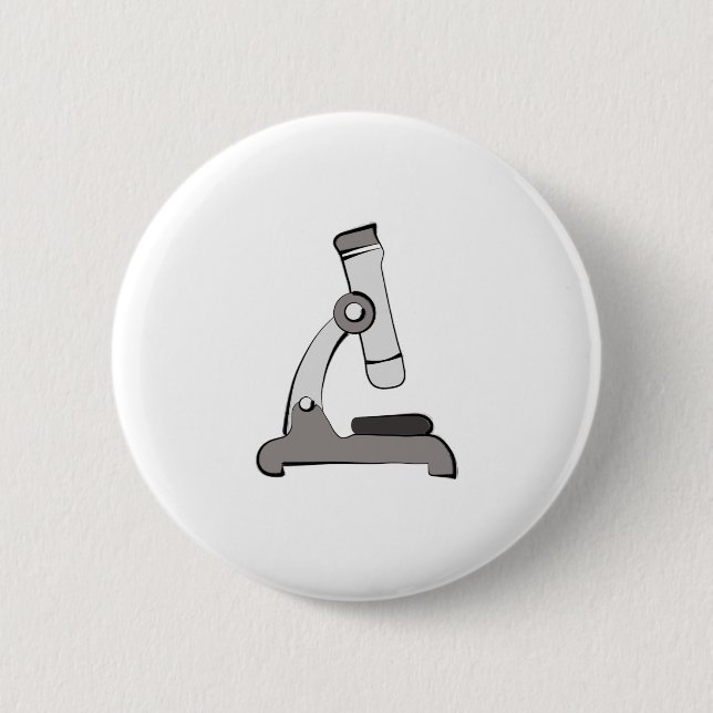 Badge Rond 5 Cm Microscope (Devant)