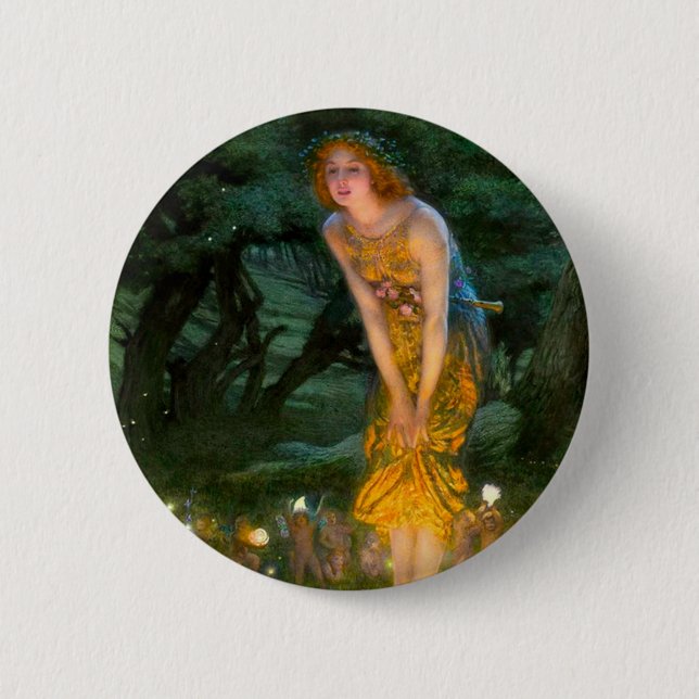 Badge Rond 5 Cm Midété Eve Edward Robert Hughes (Devant)