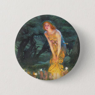 Badge Rond 5 Cm Midsummer Eve (1908) par Edward Robert Hughes