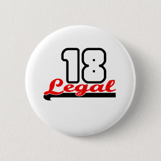Badge Rond 5 Cm Mignon, "18" juridique conception