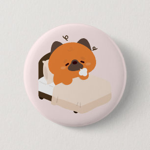 Badge Rond 5 Cm Mignon chiot berger allemand