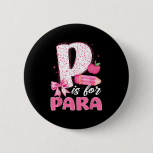 Badge Rond 5 Cm Mignon P Est Pour Para Crayon Pomme Coquette Retou
