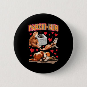 Badge Rond 5 Cm Mignon panchi-kun bébé singe bébé singe mème drôle