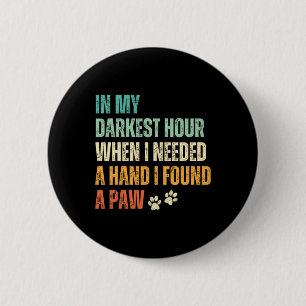 Badge Rond 5 Cm Mignonne Chien Maman Femmes Marionnettes Fille Drô