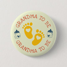 Mignonne grand-mère à venir sur mesure Baby Shower