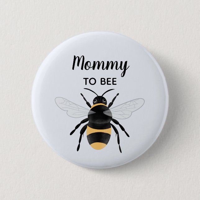 Badge Rond 5 Cm Mignonne maman Whimsical d'être Baby shower (Devant)