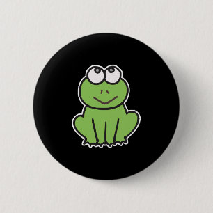 Badge Rond 5 Cm mignonne petite grenouille