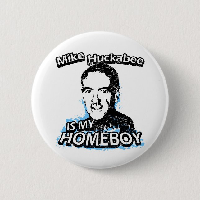 Badge Rond 5 Cm Mike Huckabee est mon homeboy (Devant)