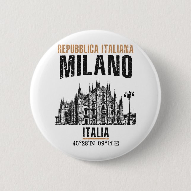 Badge Rond 5 Cm Milano (Devant)