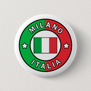 Badge Rond 5 Cm Milano Italia