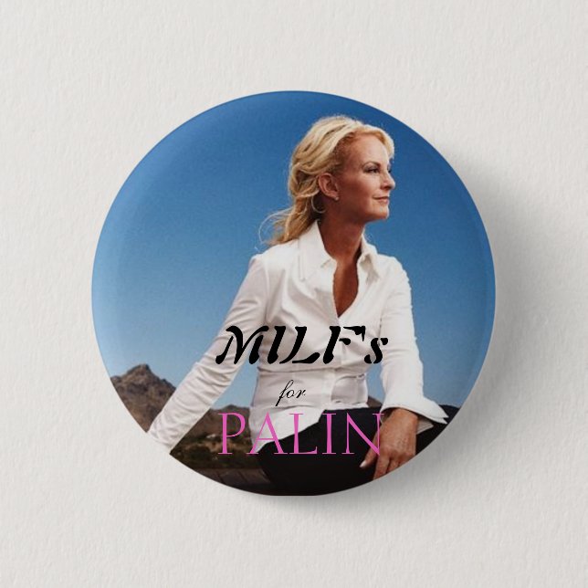 Badge Rond 5 Cm MILF pour Palin (Devant)