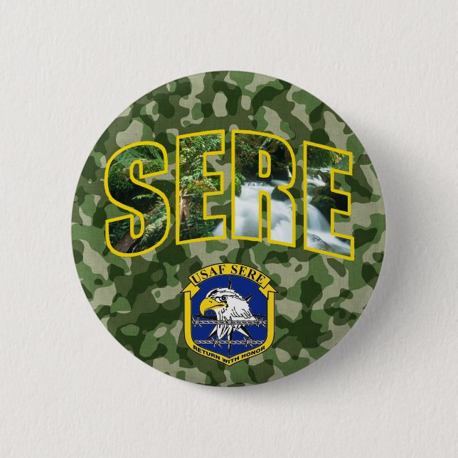 Badge Rond 5 Cm Militaire (Devant)