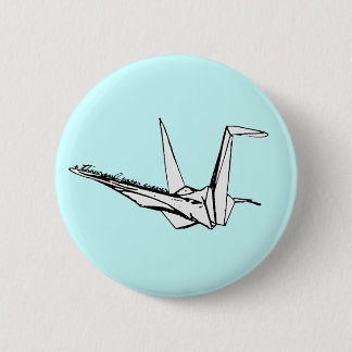 Badge Rond 5 Cm mille grues de papier