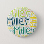 Badge Rond 5 Cm Miller<br><div class="desc">Miller. Show and wear this popular beautiful male first name designed as colorful wordcloud made of horizontal and vertical cursive hand lettering typography in different sizes and adorable fresh colors. Wear your positive american name or show the world whom you love or adore. Merch with this soft text artwork is...</div>