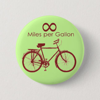 Badge Rond 5 Cm Milles d'infini par bouton de vélo de gallon
