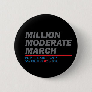 Badge Rond 5 Cm Million de mars modéré
