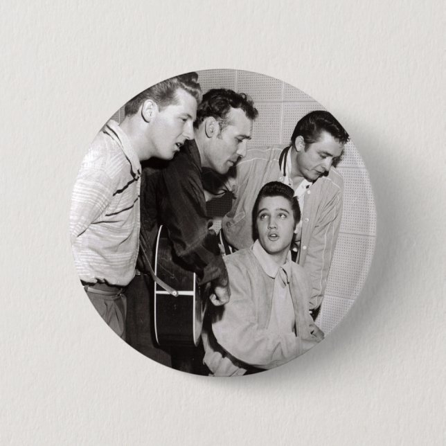 Badge Rond 5 Cm Million de photo de quartet du dollar (Devant)